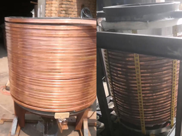 冶煉爐線圈制作中